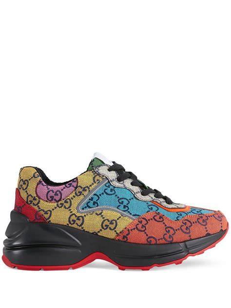 gucci rhyton gg multicolor sneaker|Gucci rhyton gg sneakers review.